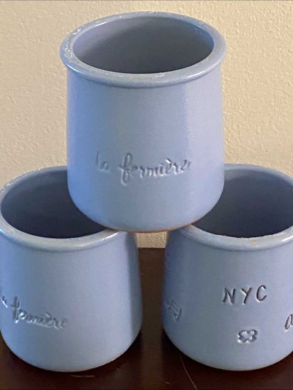 La framiere yogurt Light Blue freezer, oven, microwave safe set of 4 - Picture 6 of 8